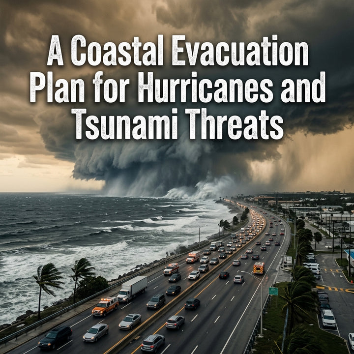 A Coastal Evacuation Plan for Hurricanes and Tsunami Threats