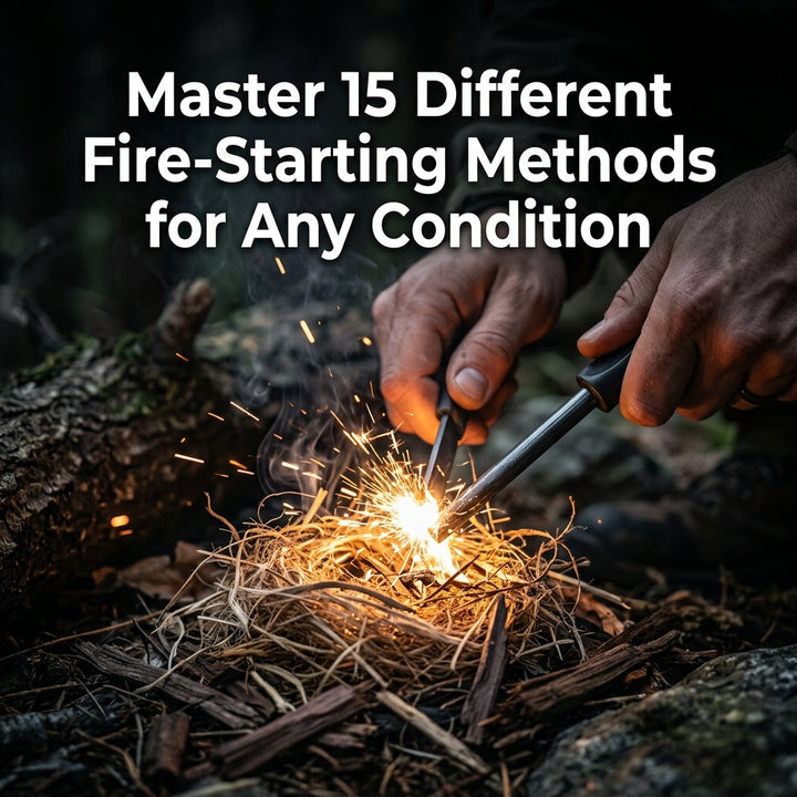 Master 15 Different Fire-Starting Methods for Any Condition