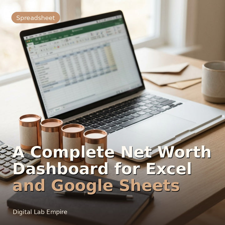 A Complete Net Worth Dashboard for Excel and Google Sheets