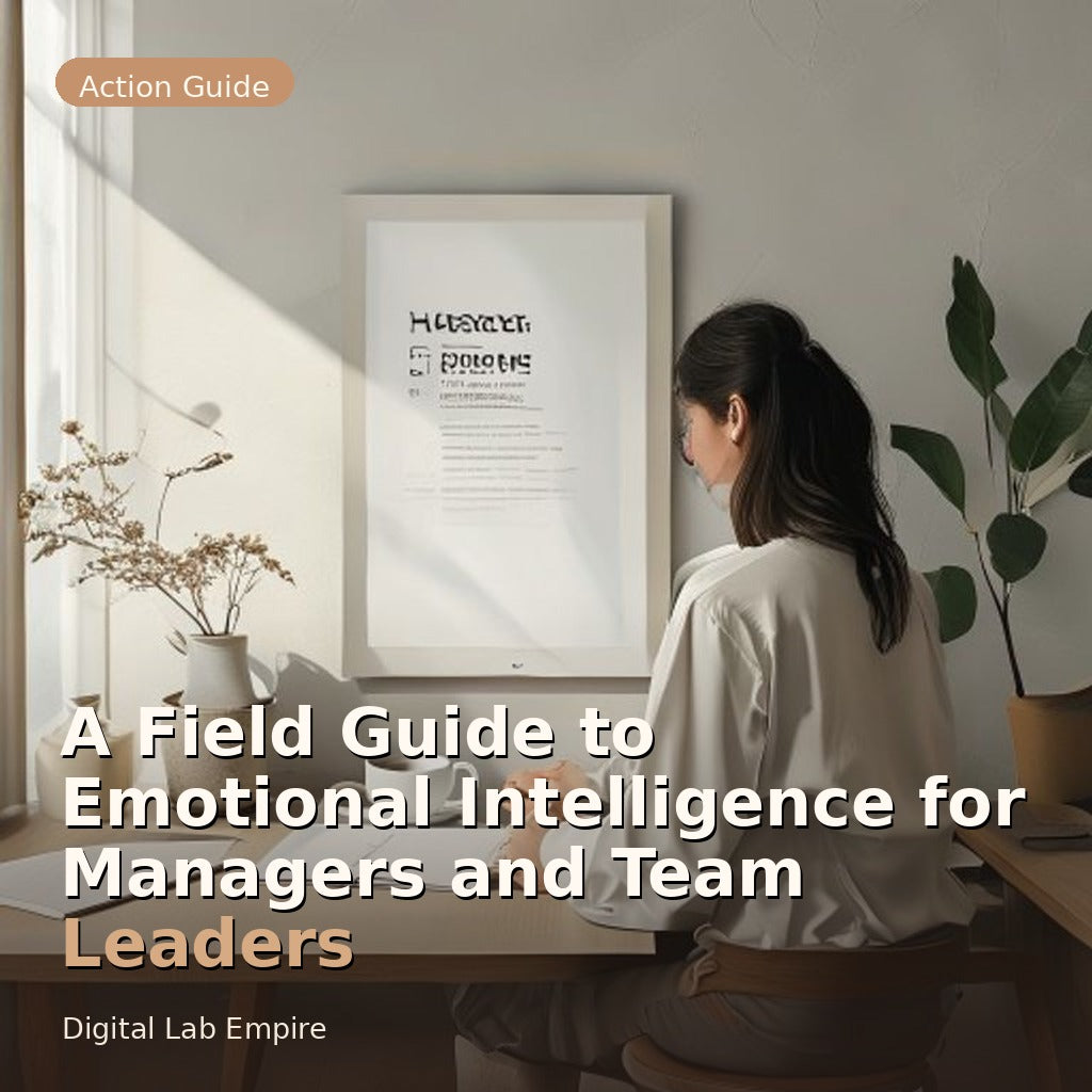 A Field Guide to Emotional Intelligence for Managers and Team Leaders