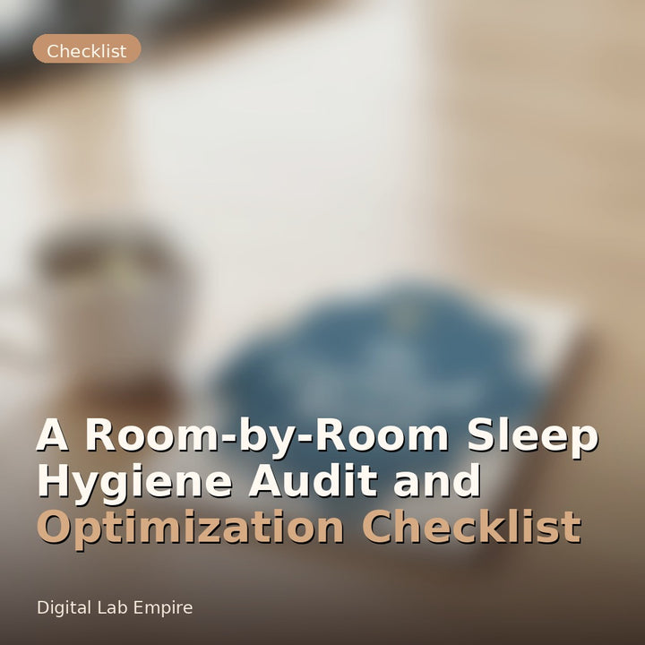 A Room-by-Room Sleep Hygiene Audit and Optimization Checklist