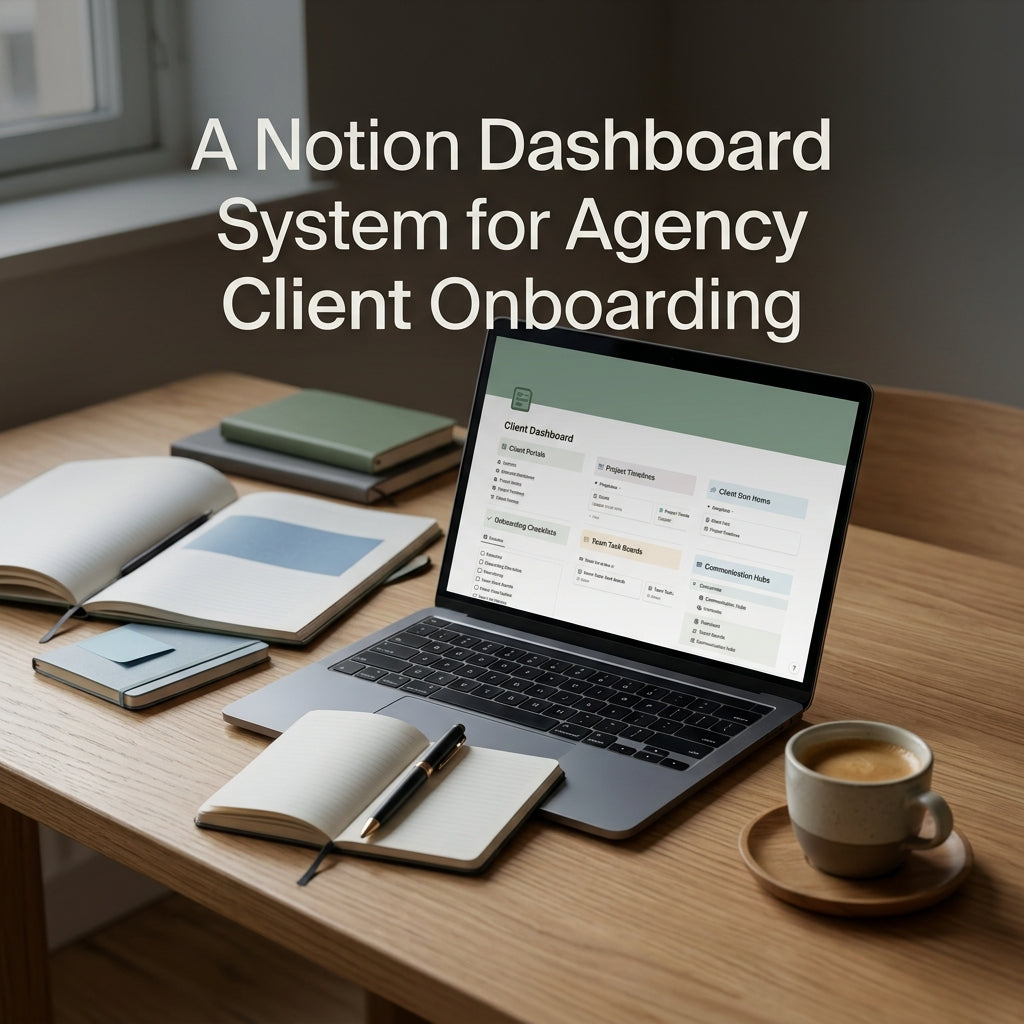 A Notion Dashboard System for Agency Client Onboarding