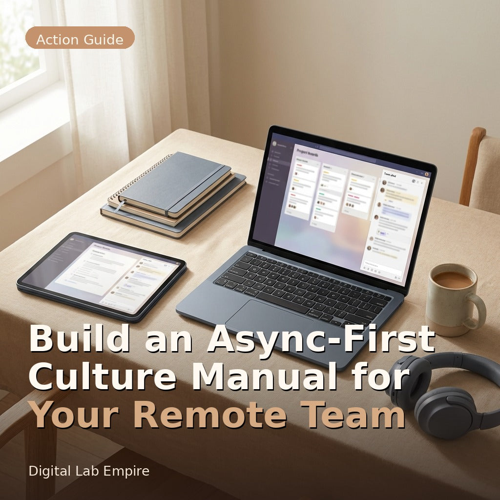 Build an Async-First Culture Manual for Your Remote Team