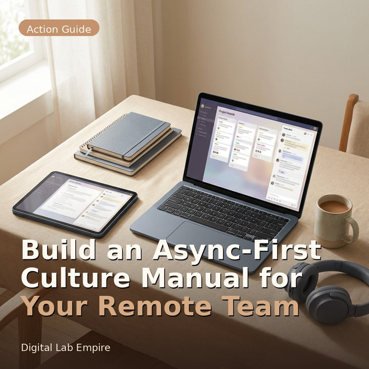 Build an Async-First Culture Manual for Your Remote Team
