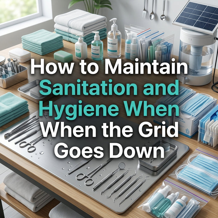 How to Maintain Sanitation and Hygiene When the Grid Goes Down