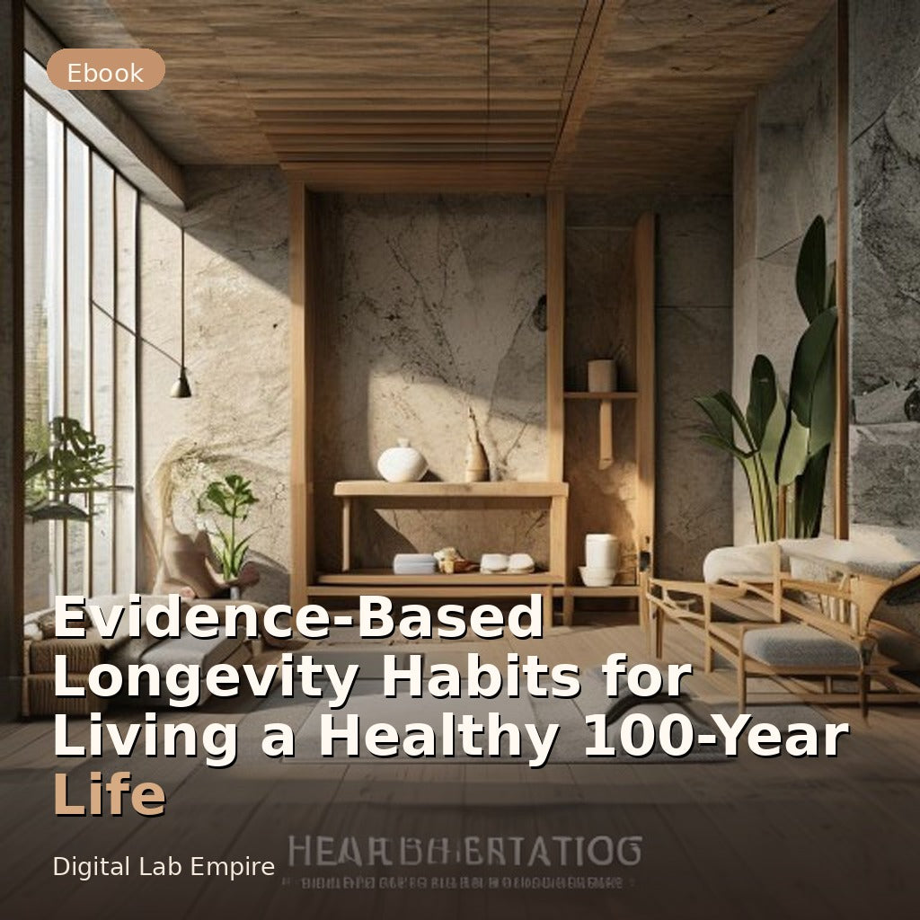 Evidence-Based Longevity Habits for Living a Healthy 100-Year Life