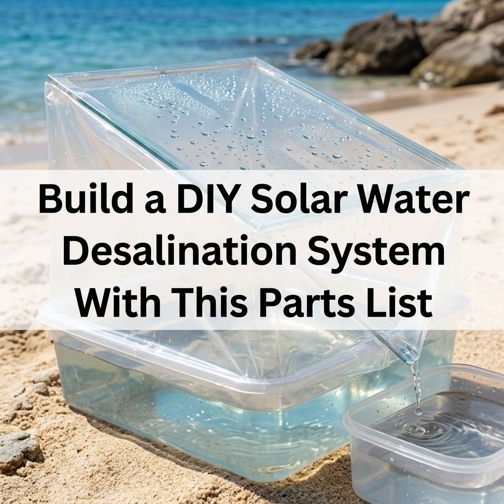 Build a DIY Solar Water Desalination System With This Parts List