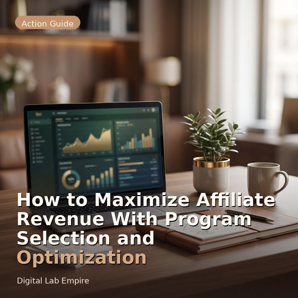 How to Maximize Affiliate Revenue With Program Selection and Optimization