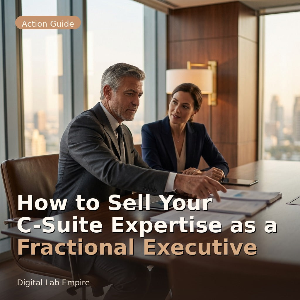 How to Sell Your C-Suite Expertise as a Fractional Executive