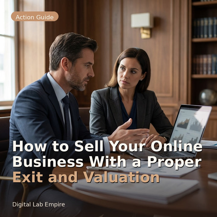 How to Sell Your Online Business With a Proper Exit and Valuation