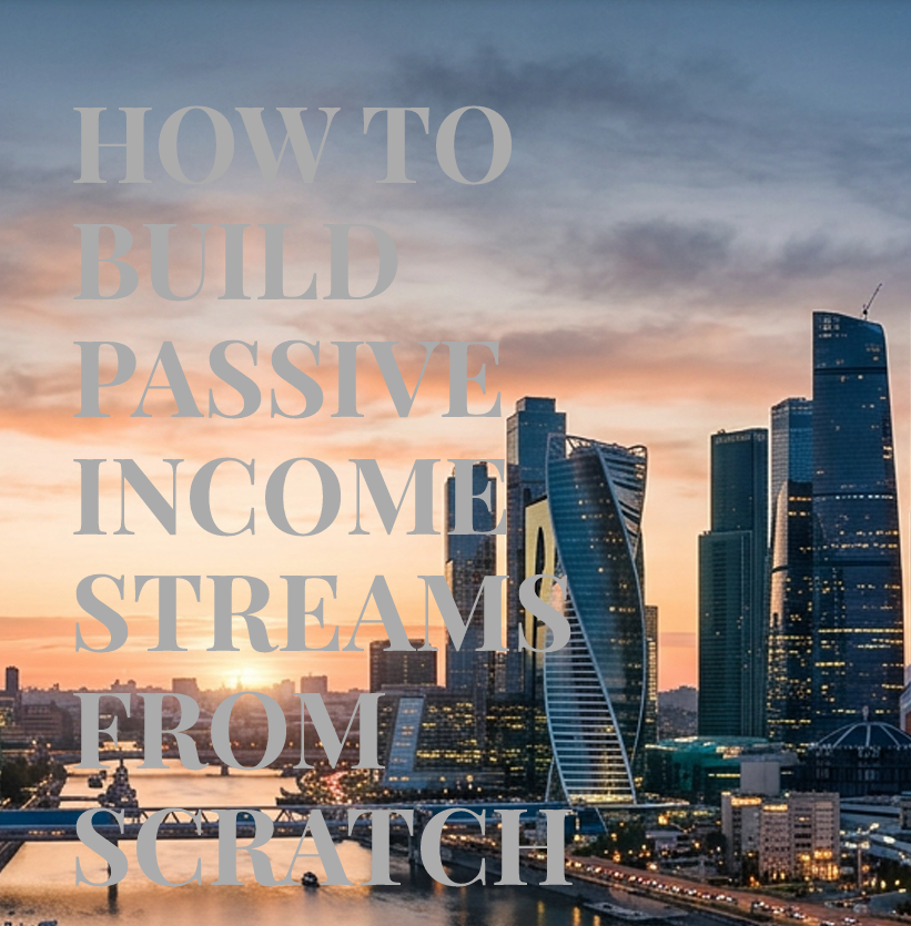 How to Build Passive Income Streams from Scratch ebook cover