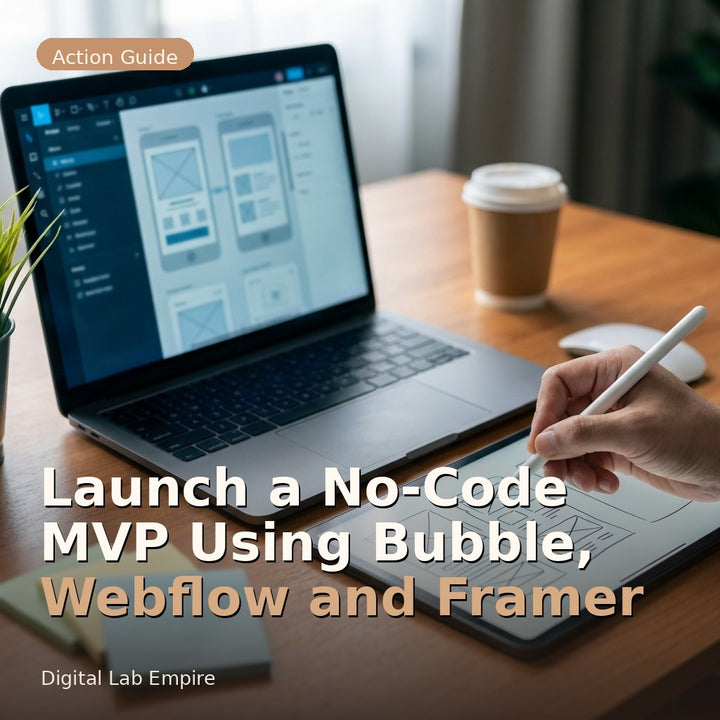 Launch a No-Code MVP Using Bubble, Webflow and Framer