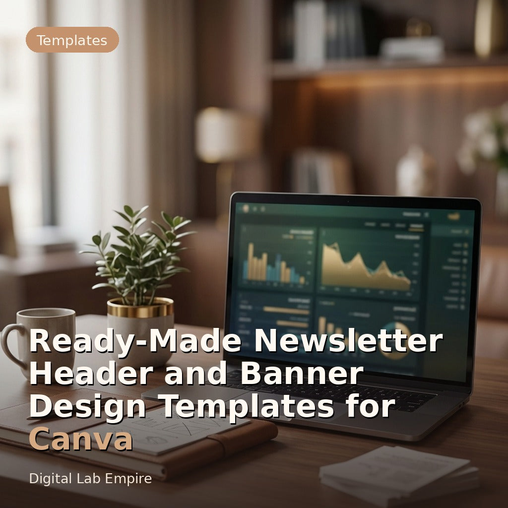 Ready-Made Newsletter Header and Banner Design Templates for Canva
