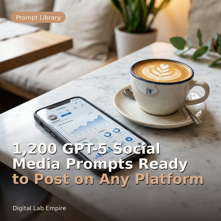 1,200 GPT-5 Social Media Prompts Ready to Post on Any Platform