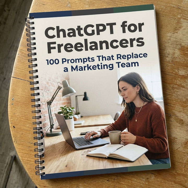ChatGPT for Freelancers: 100 Prompts That Replace a Marketing Team