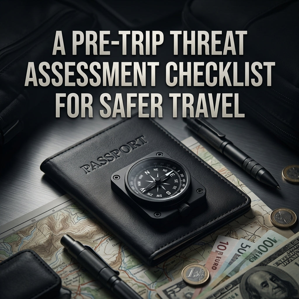 A Pre-Trip Threat Assessment Checklist for Safer Travel