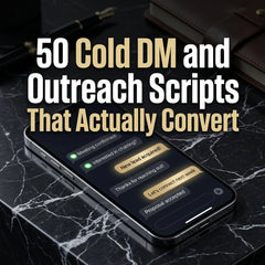50 Permission-Aware Cold DM and Outreach Scripts With Follow-Up Planner