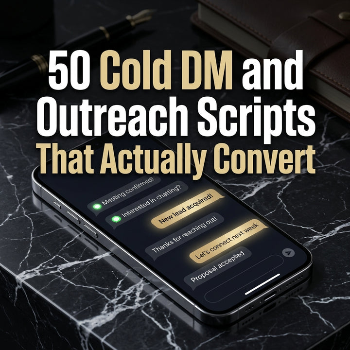 50 Cold DM and Outreach Scripts That Actually Convert