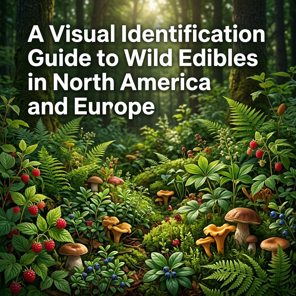 A Visual Identification Guide to Wild Edibles in North America and Europe