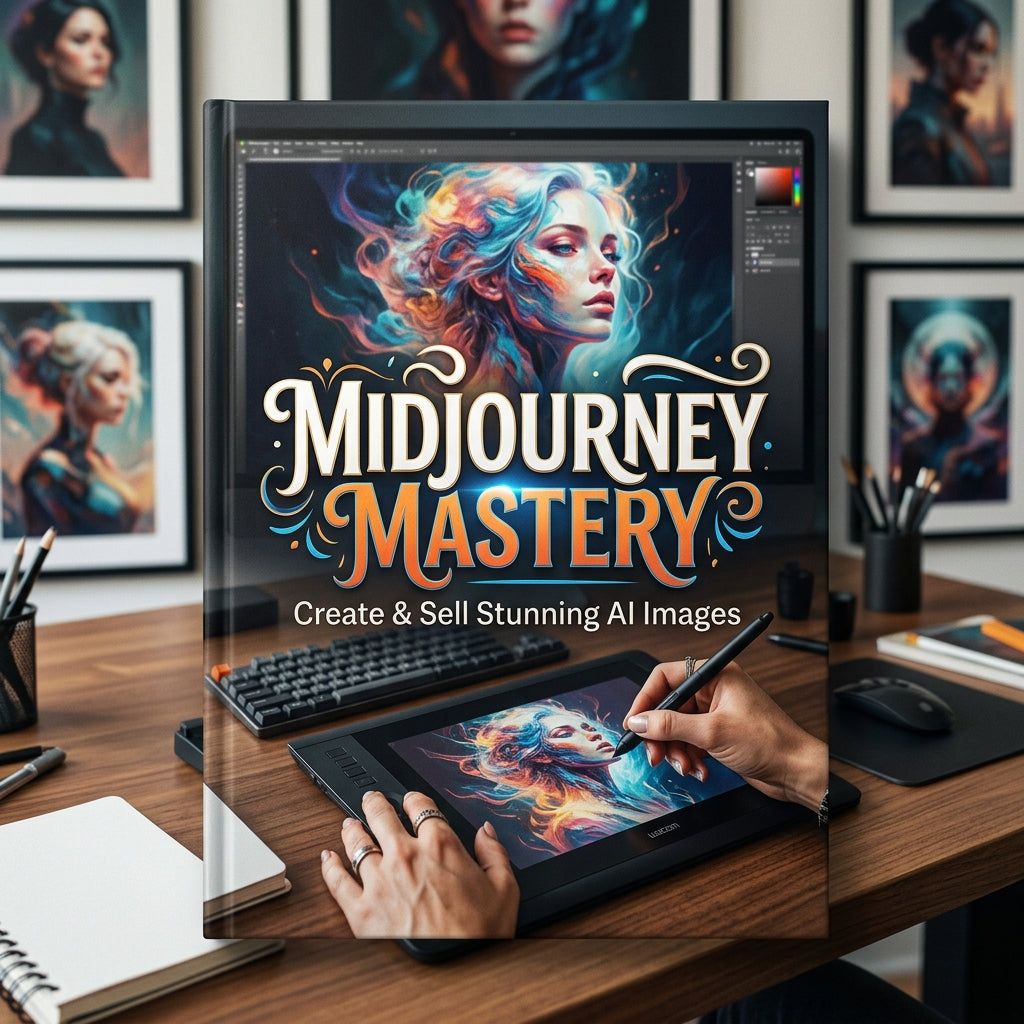 Midjourney Mastery: Create & Sell Stunning AI Images (No Art Skills Needed)