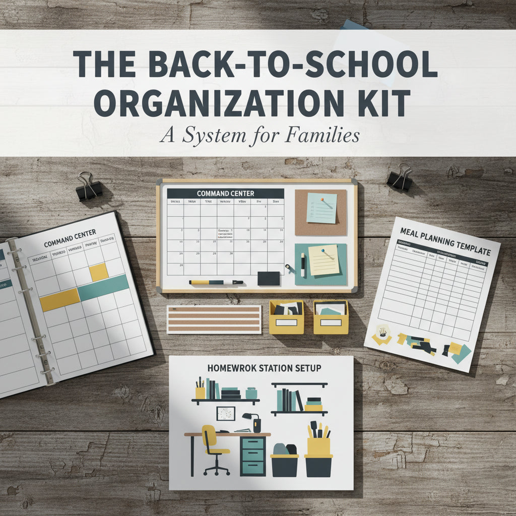 The Back-to-School Organization Kit: A System for Families