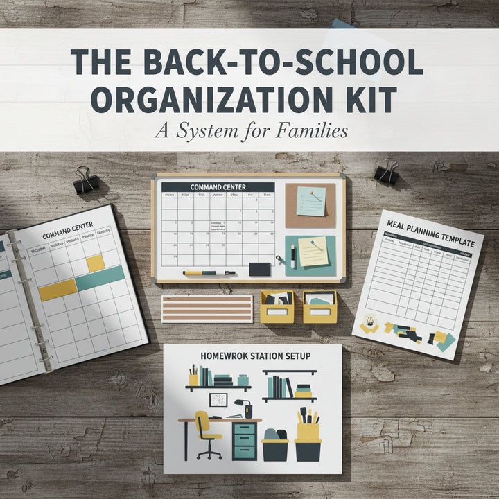 The Back-to-School Organization Kit: A System for Families