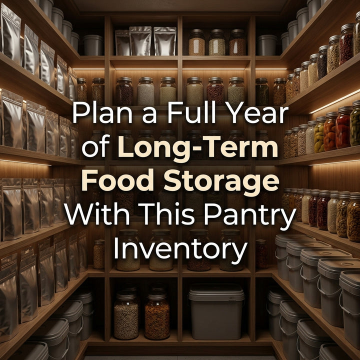 Plan a Full Year of Long-Term Food Storage With This Pantry Inventory