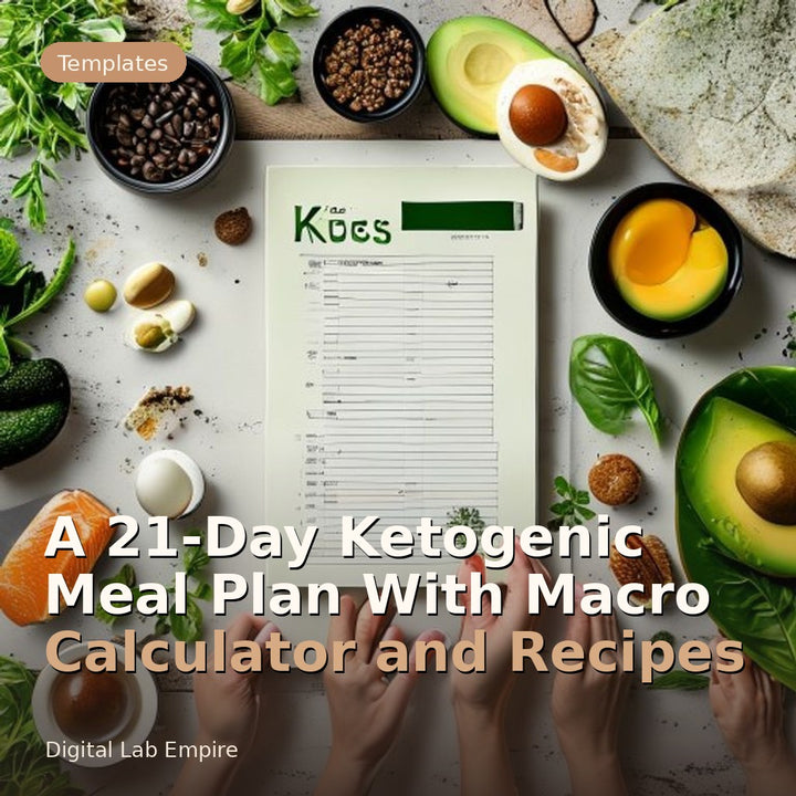 A 21-Day Ketogenic Meal Plan With Macro Calculator and Recipes