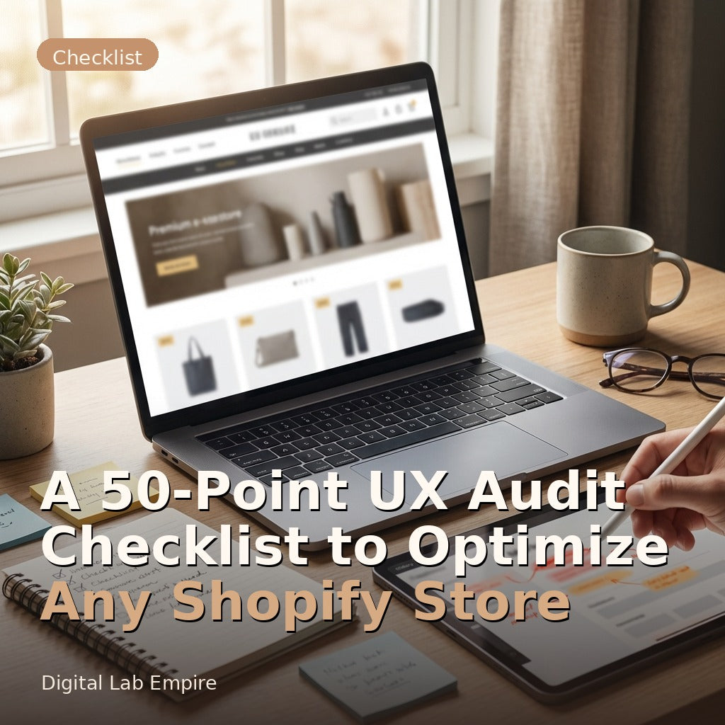 A 50-Point UX Audit Checklist to Optimize Any Shopify Store