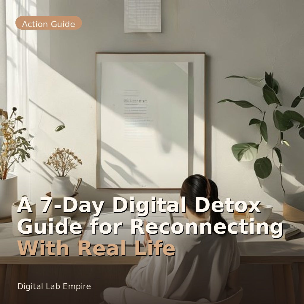 A 7-Day Digital Detox Guide for Reconnecting With Real Life