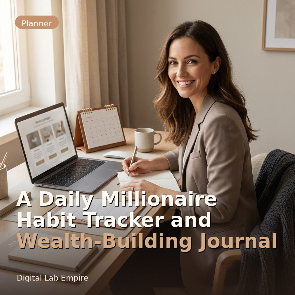 A Daily Millionaire Habit Tracker and Wealth-Building Journal
