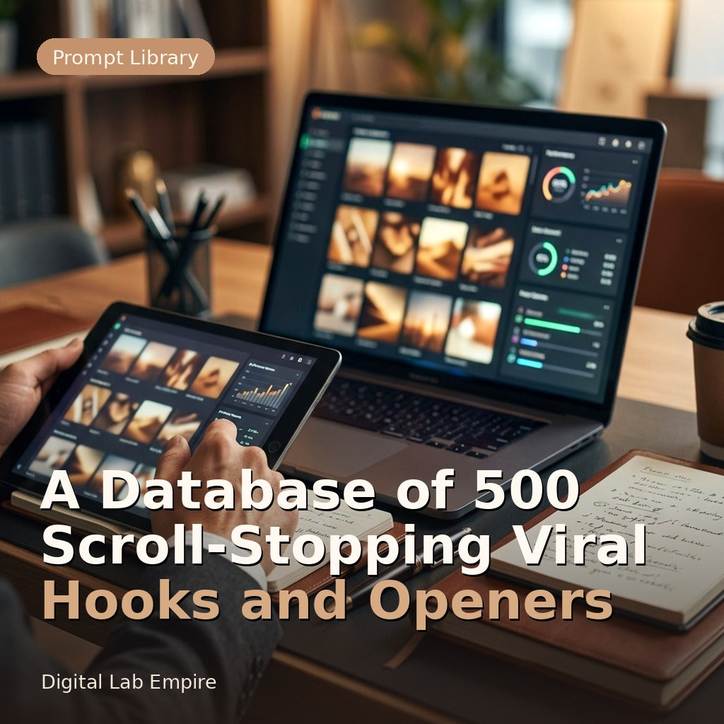 A Database of 500 Scroll-Stopping Viral Hooks and Openers