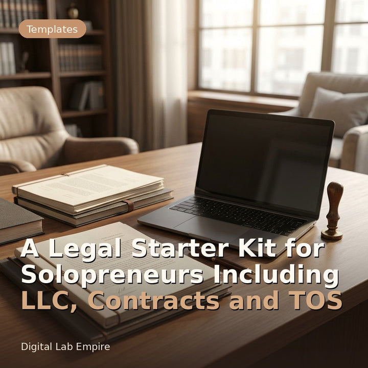 A Legal Starter Kit for Solopreneurs Including LLC, Contracts and TOS