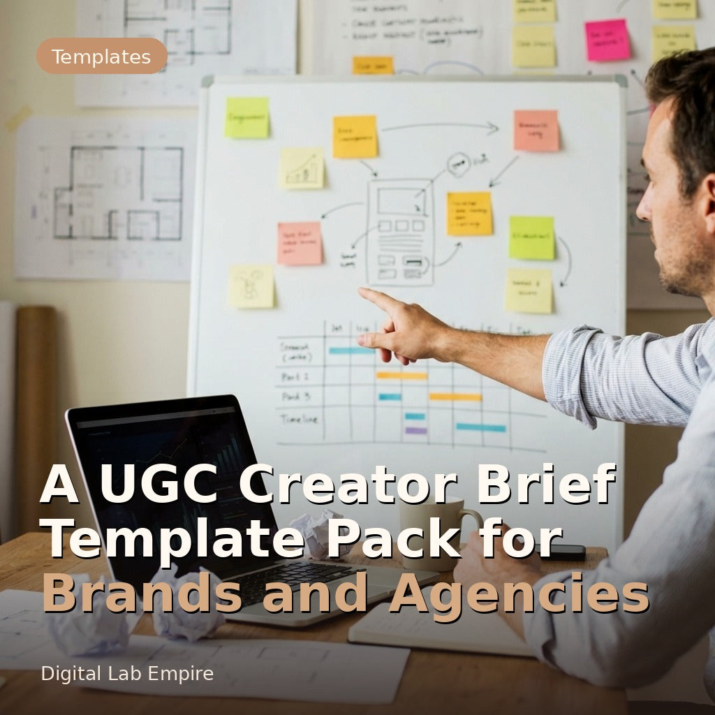 A UGC Creator Brief Template Pack for Brands and Agencies