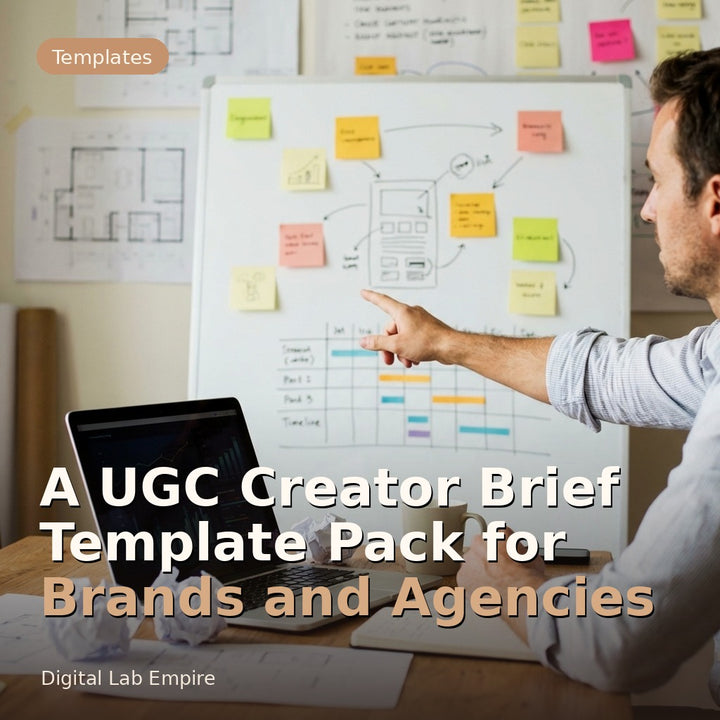 A UGC Creator Brief Template Pack for Brands and Agencies