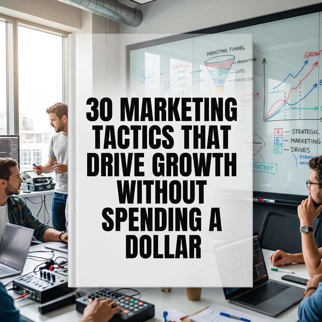 30 Marketing Tactics That Drive Growth Without Spending a Dollar