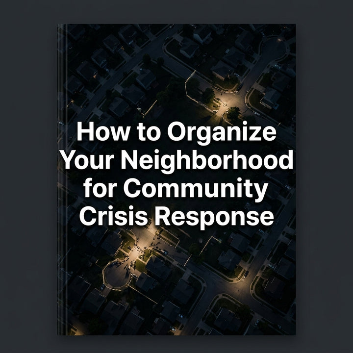 How to Organize Your Neighborhood for Community Crisis Response