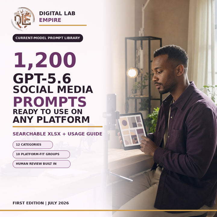 1,200 GPT-5.6 Social Media Prompts Ready to Use on Any Platform